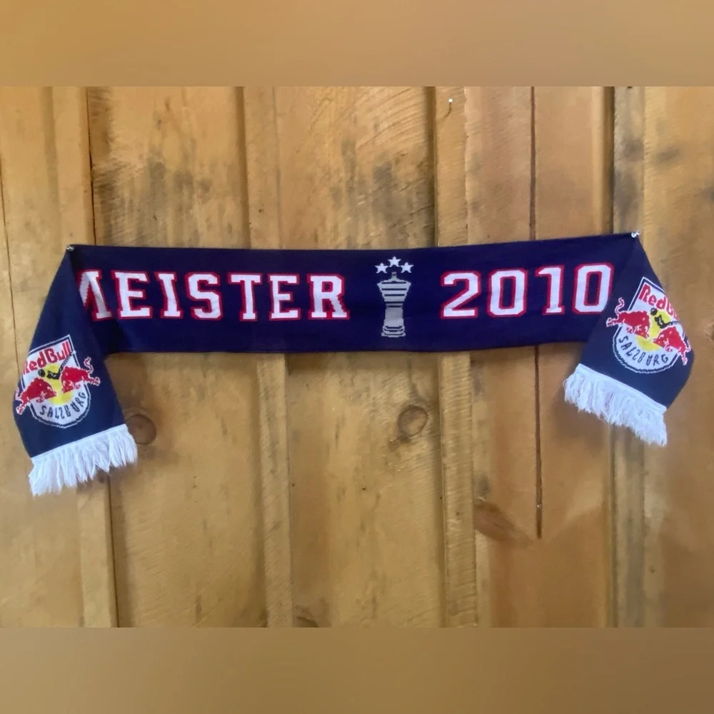 Red Bull Salzburg Meister 2010 Soccer Scarf Austrian Bundesliga Champions‎